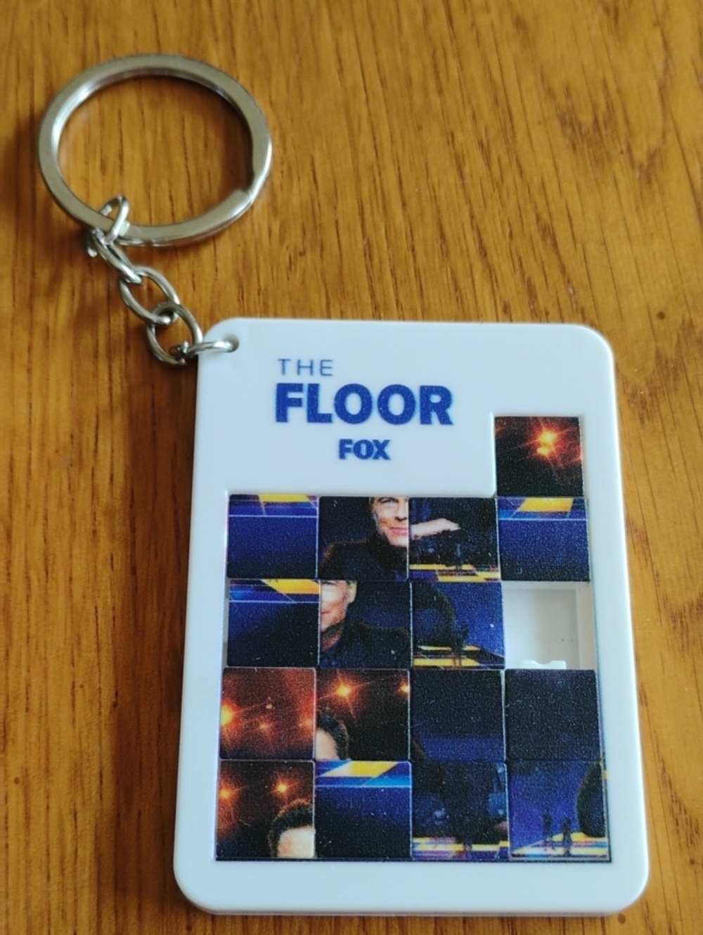 The Floor Game Show Plastic Sliding Puzzle Keychain Fox Network